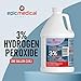 Epic Medical Supply 3% Hydrogen Peroxide - First Aid Antiseptic & Multipurpose Cleaner - Topical Wash for Cuts, Scrapes and Minor Cuts - H2O2 Hydrogen Peroxide 3 Percent USP Solution (1 Gallon)