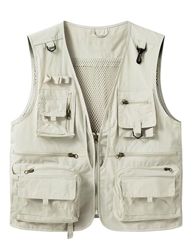 Women's Outdoor Breathable Multiple Pockets Quick Dry Safair Cargo Fishing Work Vest