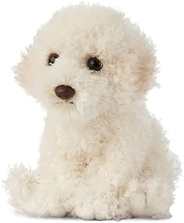 Living Nature Labradoodle Puppy, Realistic Soft Cuddly Dog Toy, Naturli Eco-Friendly Plush, 15cm