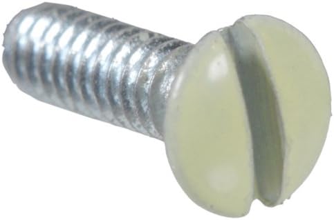 The Hillman Group 4187 Ivory Electrical Switch Plate Screw 6-32 x 1/2IN. (20-Pack)