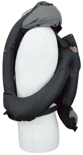 Hit-Air Inflatable Air Vest"Lv" Model In Black Size Is Adjustable. One Size Fits Adults M-L #TOP3