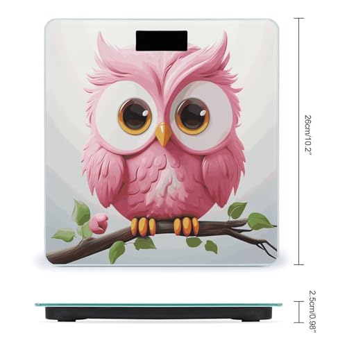 Báscula de baño digital con plataforma de vidrio templado miniatura 2