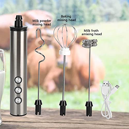 Shanrya Schneebesen, Edelstahl-Milchaufschäumer für Zuhause für Küche für Matcha für Macchiato für Cappuccino – Bild 3
