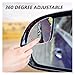 2Pcs Car Blind Spot Mirror Frameless Auxiliary Rearview Mirror Motorcycle Wide Angle Adjustable Small Mirrors(2pcs-StyleC)
