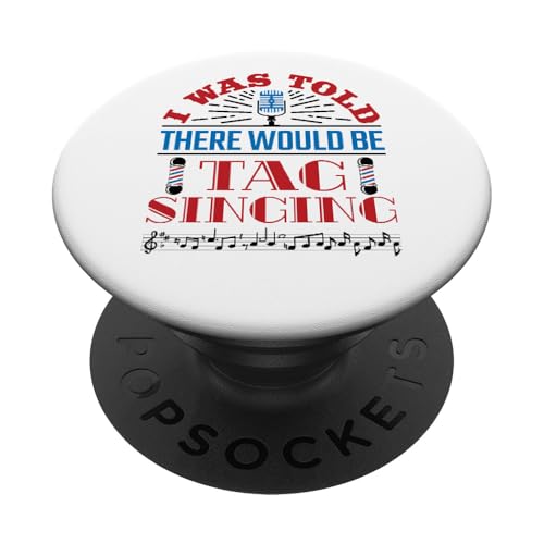 Barbershop Music Singers Tag Singing Barbershop Quartet PopSockets Adhesive PopGrip