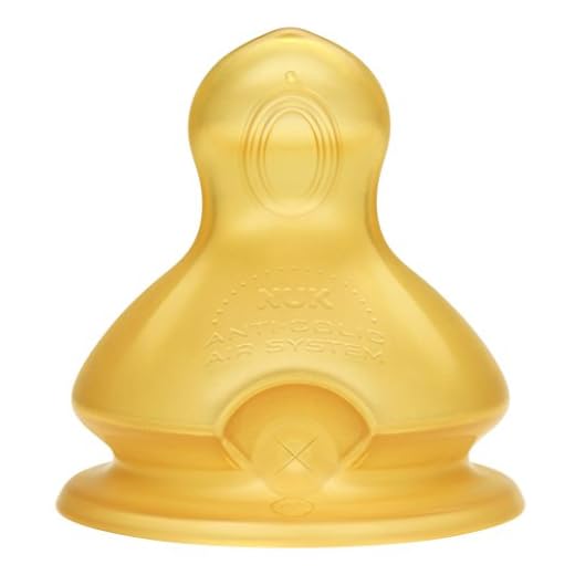 Nuk 2 Tetines En Latex Col Moyen Accessoire Biberon Repas Nutrition - 0-6m - Moyen Trou