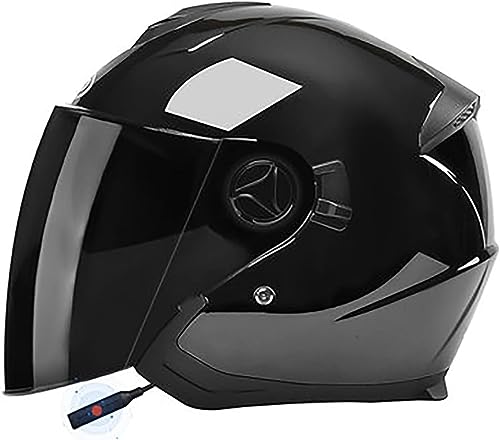 Kcolic Casque Moto Bluetooth Jet