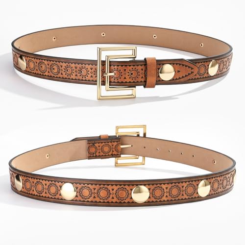 Durability PU Leather Waistband Casual Gathering Waist Belt Daily Wear Belt for Everyday Use4