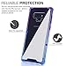 BAISRKE Galaxy Note 9 Case, Shock Absorption Flexible TPU Soft Edge Bumper Anti-Scratch Rigid Slim Protective Cases Hard Plastic Back Cover for Samsung Galaxy Note 9 SM-N960F - Blue Purple Gradient
