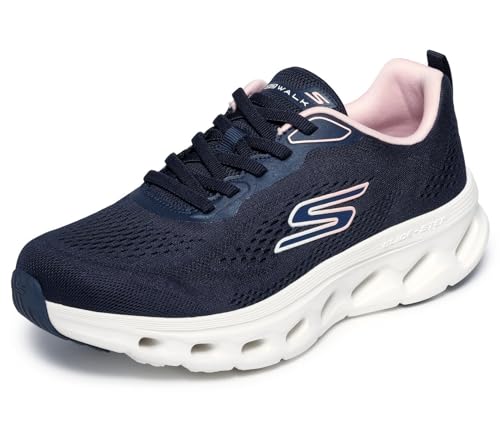 Skechers Go Walk Glide-Step 2.0 Kristee, Baskets Femme, Marine 38 EU