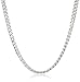 Men's Stainless Steel Classic Cuban Link Necklace, 24"