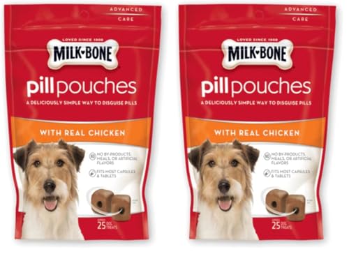 Milk-Bone Pill Pouches with Real Chicken 6oz, Single Pack (Pack of 2) - image 1