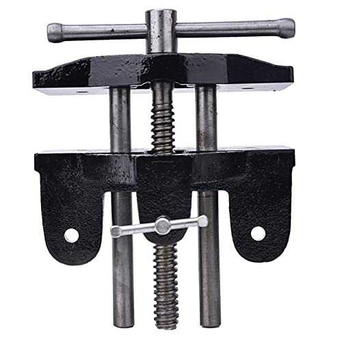 Akozon Tornillo de Banco para Mesa, Tornillo de Sujeción para Mesa de Hierro Fundido, de Banco de Apertura Rápida para Carpintería, Herramienta de Sujeción para