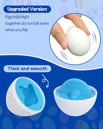 Image of Tinabless Matching Eggs, Fruit and Vegetable Matching Toy for Toddlers 1-3 | Fruit & Vegetable Recognition, Matching Skills, Fine Motor Practice, Learning Puzzle for Toddlers 18 Months+