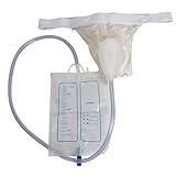Wearable Urine Bag Silicone Urine Collector, Zinnor Portable Reusable Male Urinal Urine Bag Collecto