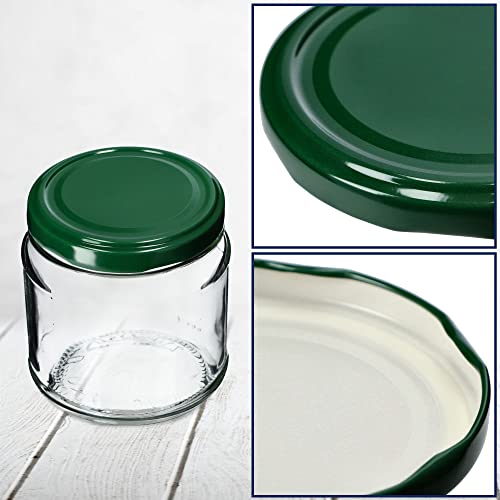 KADAX 50er Set Schraubdeckel TO66 ⌀ 66mm Grün – Twist-Off Ersatzdeckel für 235-900ml Einmach- & Marmeladengläser… – Ansicht 8
