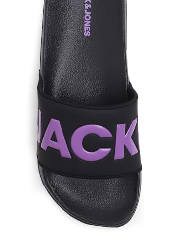 Image of JACK&JONES Men's Logo Print Pool Sliders