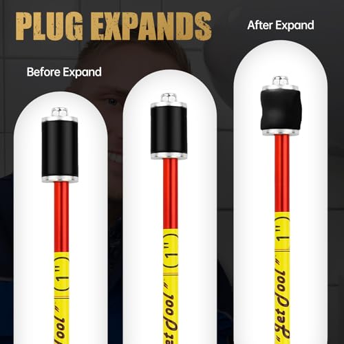 Plumbing Tool Kit (3 Tools) for the 1/2\", 3/4\" and 1\" Sized Pipes, Plumbing Plugs for Fast Water Line Repairs, Prevent Pipeline Leakage and Facilitate Solder Rated for High Temperature