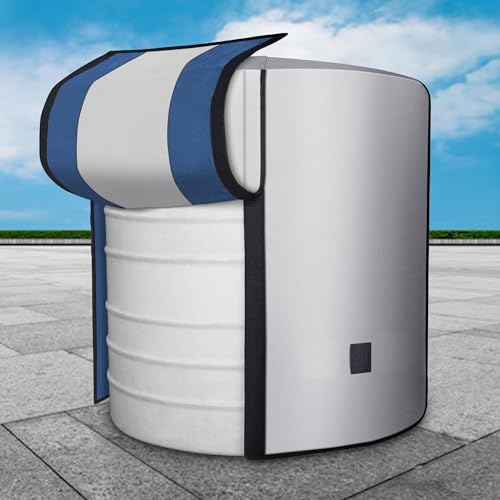 Image of Axmon 500 Liters Water Tank Insulation Cover - All Weather Tank Guard for Roof Top Water Tank cover to Protect from Hot and Cold Weather Keeps The Water Cools In Summer