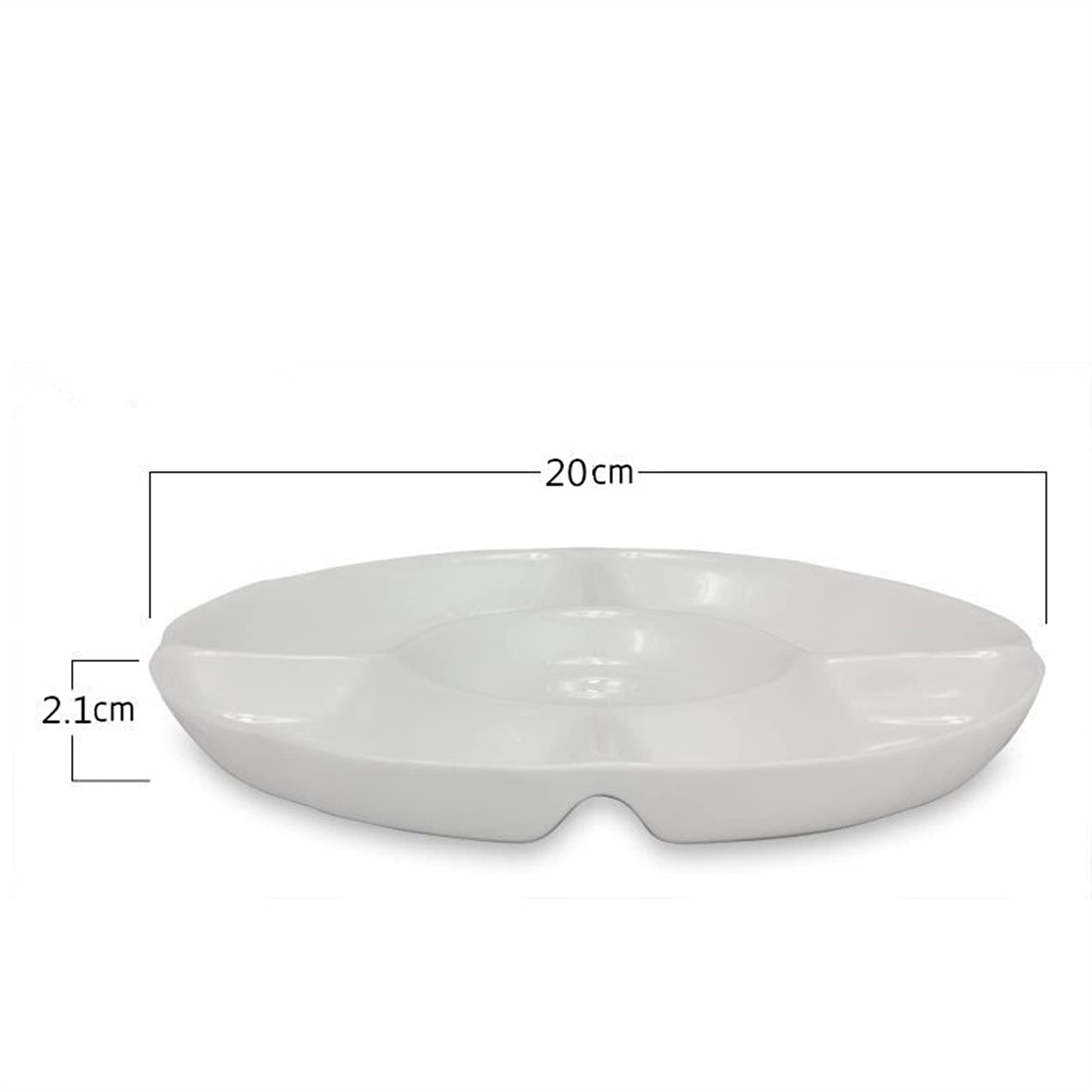 paleta akwarelowa paleta okrągła paleta farb, 24 cm, 20 cm do gwaszu akrylowego olejnego (rozmiar: 24 cm)