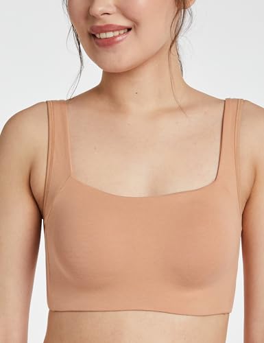 Image of Amazon Brand - Symbol Women's Cotton Stretch Non Padded Wire Free Full Coverage Slip On Bra