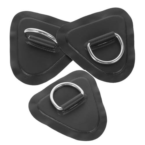 HEALEEP �J���b�N�A�N�Z�T���[ �p�h���{�[�h�pPVC�p�b�`�ƃX�e�����XD�����O�o�b�N�� ���[�v�Œ�� �{�[�g�C�����i �E�H�[�^�[�X�|�[�c�p 3