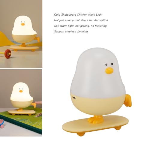 Lámpara de mesa Sorandy Chicken Night Light LED USB recargable miniatura 4
