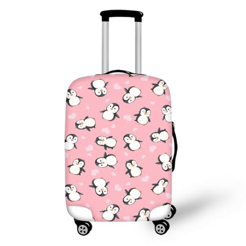 Cute Penguins Print Suitcase Cover 32