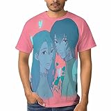 [HONZO] YOASOBI 夜に駆けるースリーブ Tシャツ半袖 おしゃれ 男女兼用 人気 薄手 吸汗速乾 軽い 柔らかい ファション T シャツ 夏服Tシャツ 半袖 カジュアル 大人服 夏服衣装 柔らかい 通気性 ティーシャツ 記念シャツ プレゼント 男女兼用 衣装L