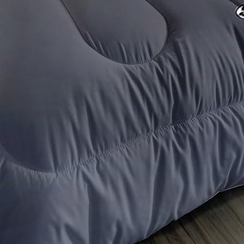Image of QOOMO Purple Flowers Kids Bedding Set,Cartoon Plants Comforter Set Full Size for Boys Girls Teen Room Decorat,Soft Lightweight Bed Set All Season,1 Comforter 2 Pillowcases