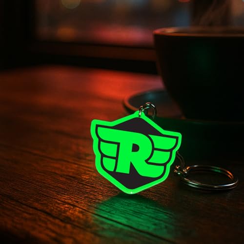 Image of Mi Glow Store Glow in Dark Keychain for Bike Men | Gift for Man | Bike Accessories | Charges in Light Glows in Dark | Key chain for Bike