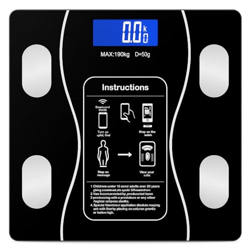 Balança Digital de Bioimpedância Inteligente com Bluetooth - Anál...