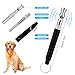 2 Pcs Dog Whistle to Stop Barking for Dogs, Adjustable Ultrasonic Silent Dog Whistle, Dogs Whistles to Stop Barking Control Devices, with Lanyard (Black)