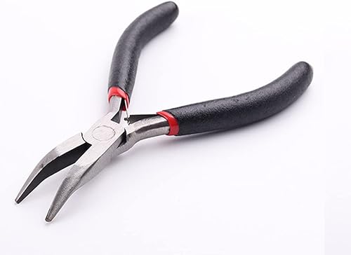 Miniatura 4 de Mini alicates de nariz doblados Multifunción Pelacables de precisión de alambre de mano Herramienta de fabricación de joyas con cuentas de alambre