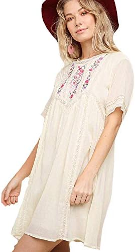 Golden Child! Boho Gauze Dress Loaded with Details