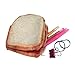 DCI Yummy Pocket Zip Coin Purse, Peanut Butter and Jelly