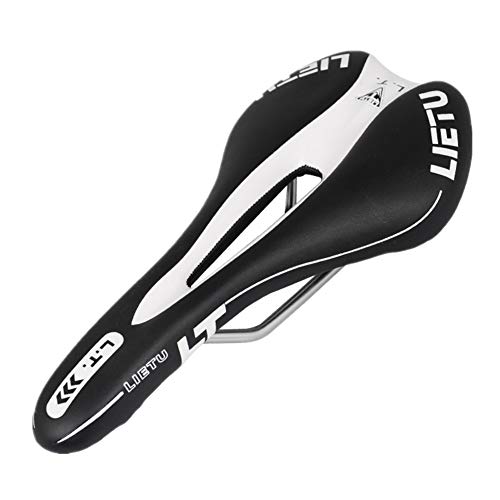 Sillin Bicicleta MTB Antiprostatico Sillin MTB Antiprostatico Accesorios de Bicicleta para Hombres Asiento de Bicicleta cojín Ciclismo Accesorios White,Free Size