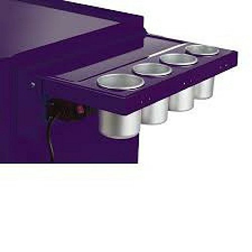 Viper Tool Storage V1SPU Power Shelf for Salon Cart, Purple