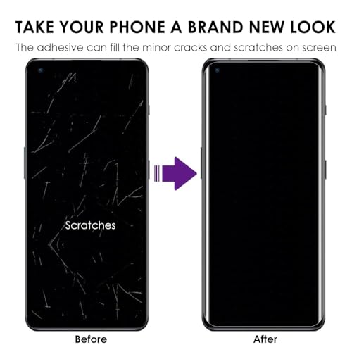 Image of PreCure [3 Pack] Privacy Tempered Glass Screen Protector for OnePlus 11, Anti Spy, Fingerprint-ID Compatible, Sensitive Touch, Scratch Repair