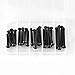 NIULUNBAO M6 x 40mm 45mm 50mm 55mm 60mm Button Head Socket Cap Screws Bolts 10.9 Grade Alloy Steel Metric Machine, Black Oxide Finish, Allen Hex Drive, Fully Threaded, Assortment Kit 25PCS