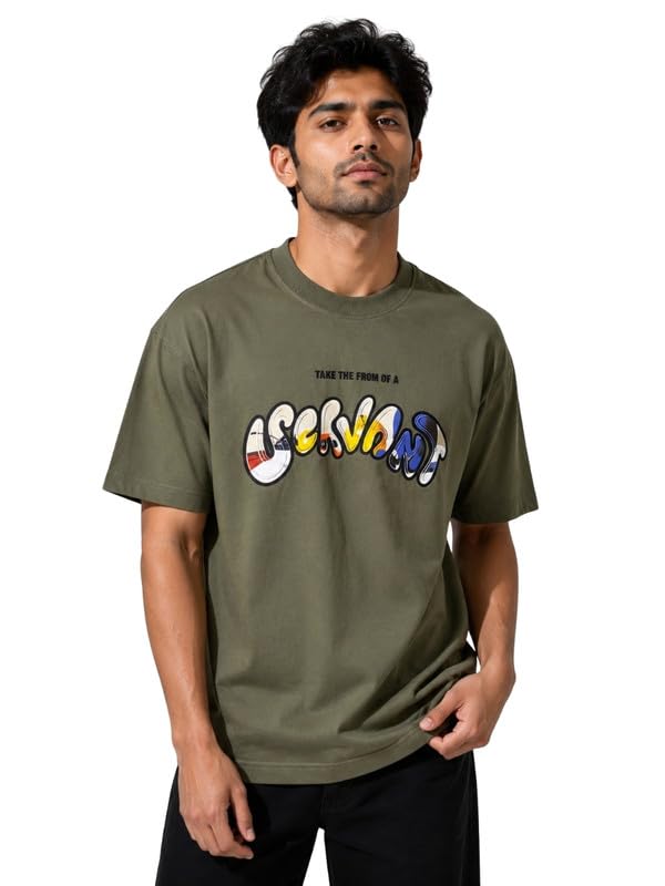 rino7 Men’s Premium 240 GSM 100% Cotton Graphic Printed T Shirt | Regular Fit Heavyweight | Round Neck Casual Streetwear | Trendy, Luxury & Stylish T Shirt for Men Summer Fashion-picture-20