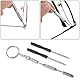 Nogeqi 150 Stück Gold Brillenschrauben Set, Winzige Schrauben Brillen Reparaturset Silikon Nasenpads Mit Schraubendreher Reinigungstuch Für Presbyope Sonnenbrillen Uhren Und Schmuck