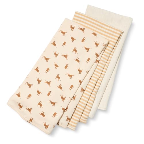 Image of Amazon Essentials Unisex Babies' Swaddle Blankets for Boys and Girls, Pack of 3