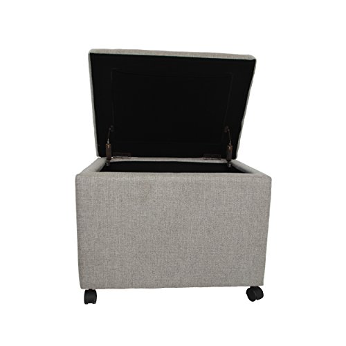 Christopher Knight Home Mateo Traditional Home Office Fabric File Storage Ottoman, Gray #TOP4