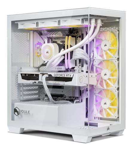 Joule Performance High End Gaming PC | AMD Ryzen 7 9800X3D | NVIDIA RTX 5080 16GB | 32GB DDR5 RAM | 2TB SSD | Windows 11 Pro | Wasserkühlung, WLAN, RGB | Computer für 4K Gamer & Streaming