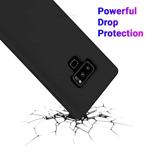 Image of LIRAMARK Liquid Silicone Soft Back Cover Case for Samsung Galaxy Note 9 (Black)