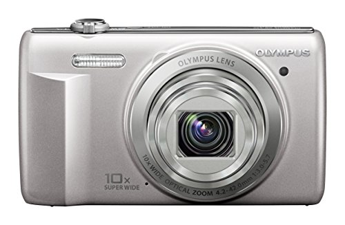 OLYMPUS VR-340 Digital Camera 16.0 Megapixel with 10x Optical Zoom 3.0-Inch Display Silver (Renewed)