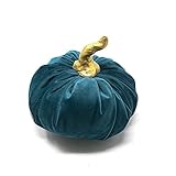 Photo Gallery zucca decorativa in velluto decorazione autunnale tavola camino e casa, cuscino a forma di zucca in velluto morbido realizzato a mano, petrolio Photo Gallery zucca decorativa in velluto decorazione autunnale tavola camino e casa, cuscino a forma di zucca in velluto morbido realizzato a mano, petrolio
