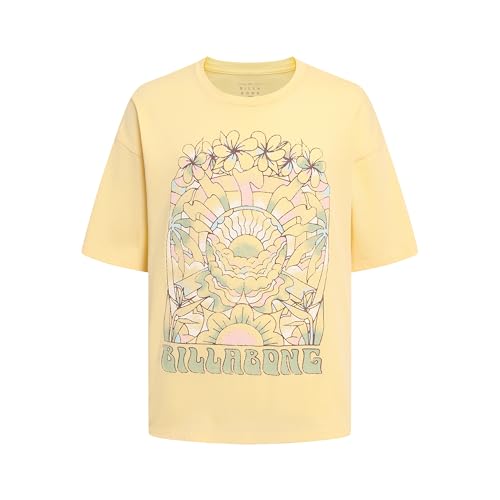 Image of Billabong Girls' Premium Short Sleeve Oversized Fit Graphic T-Shirt