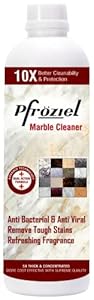 Pfroziel Marble & Granite Floor Cleaner liquid/Shampoo (500ML) antibacterial I 99.9% fights with germs I plant based organic Marble cleaner I Remove tough stain